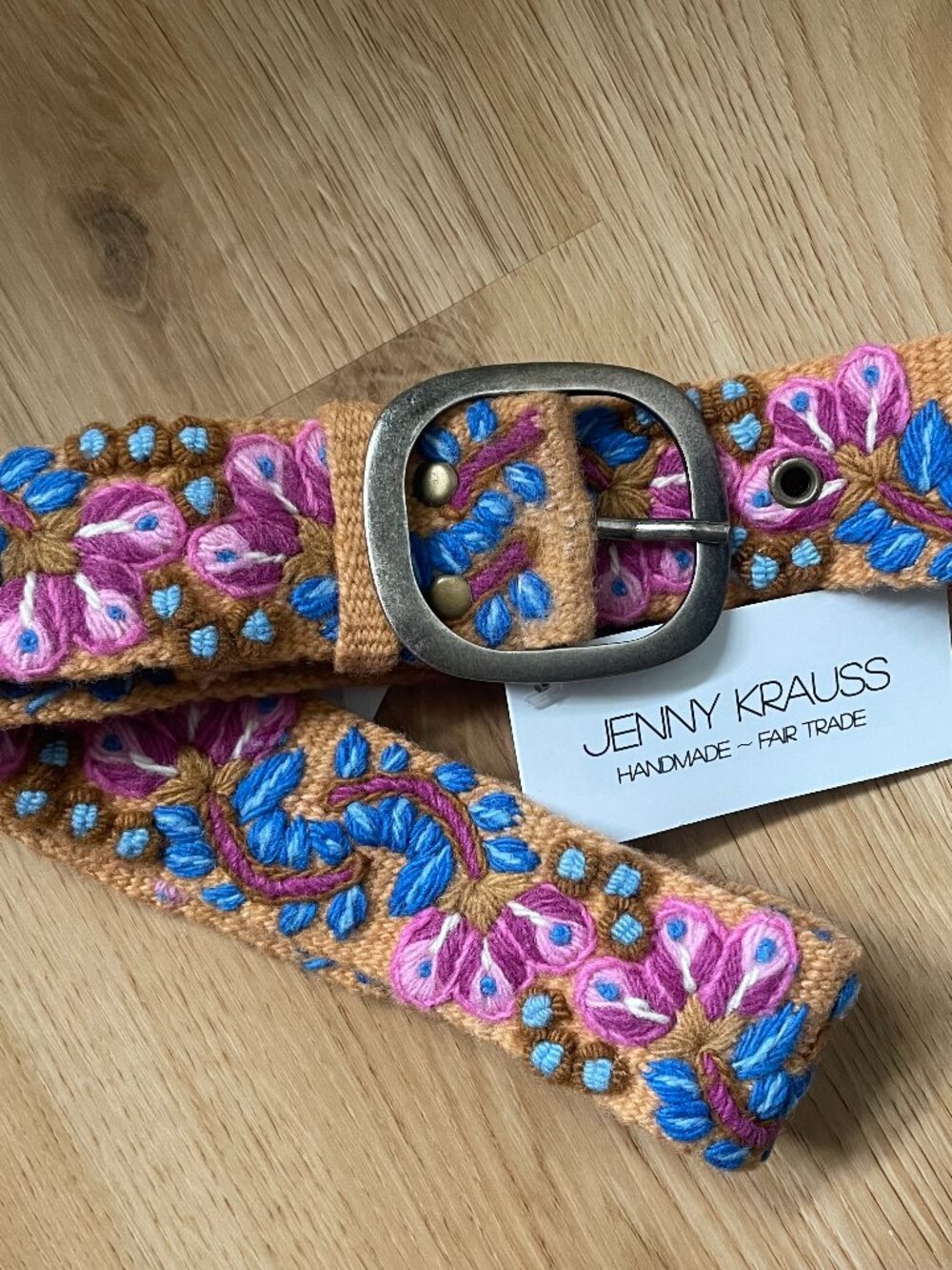Free People embroidered belt by Jenny Krauss